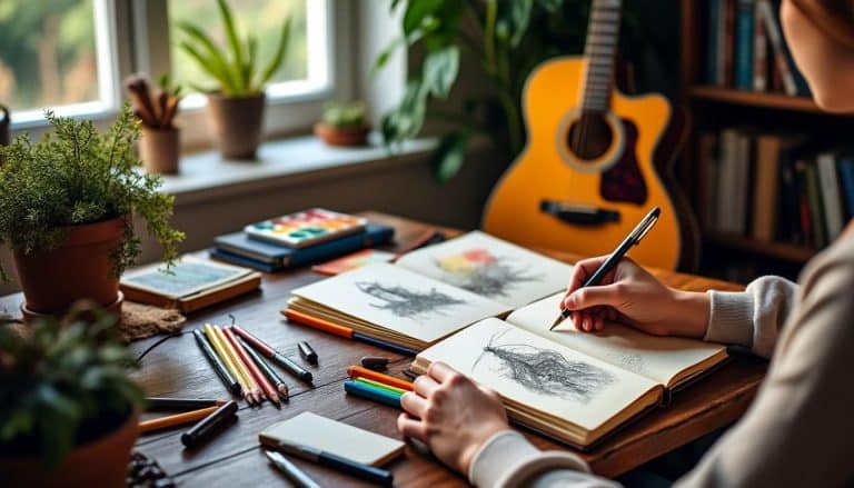 découvrez un lifestyle créatif unique mêlant journaling, dessin et musique à la carte pour exprimer votre imagination et enrichir votre quotidien.