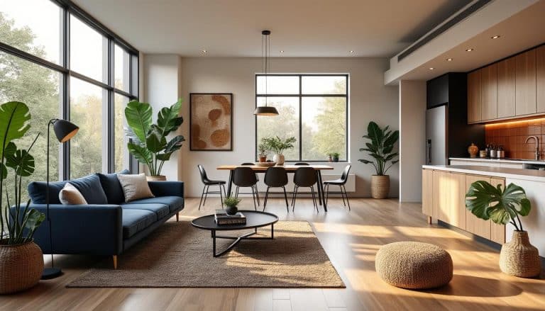 découvrez comment créer des zones fonctionnelles dans votre open-space domestique grâce à des astuces de décoration élégantes et pratiques.