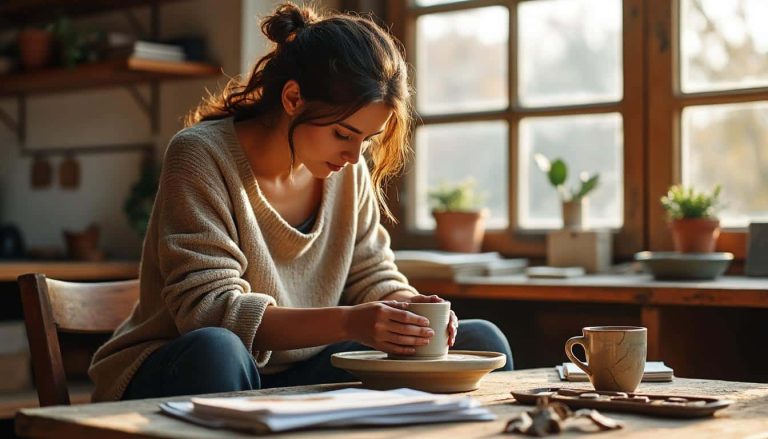 découvrez comment la créativité manuelle peut diminuer l'anxiété causée par une surexposition aux écrans, en offrant une alternative apaisante et enrichissante.