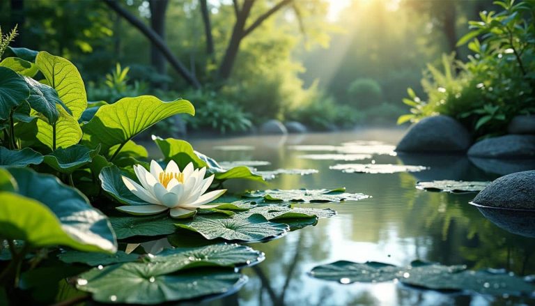 découvrez comment un bassin de jardin contribue à équilibrer l'humidité de l'air environnant, améliorant ainsi le climat et le bien-être de votre espace extérieur.