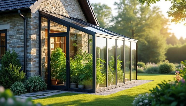 découvrez comment la serre adossée exploite l'inertie thermique du mur de votre maison pour optimiser la température et favoriser la croissance des plantes toute l'année.