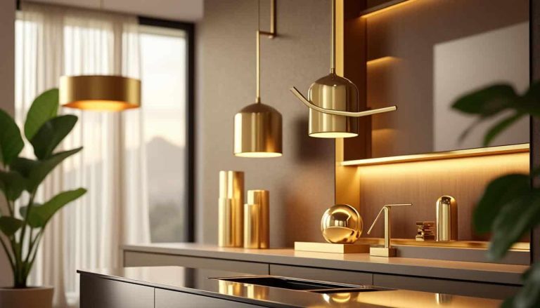 découvrez comment le laiton poli sublime les luminaires modernes avec une élégance art déco, apportant chaleur et style à votre décoration intérieure.