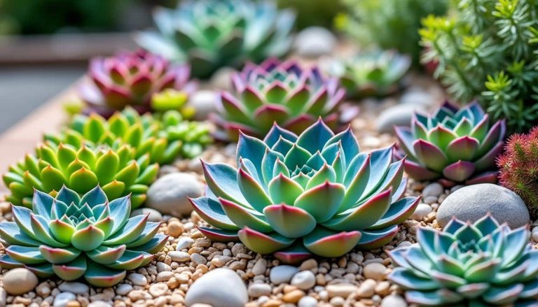le paillage minéral sublime et protège vos massifs de plantes succulentes, alliant esthétisme et efficacité pour un jardin durable et élégant.