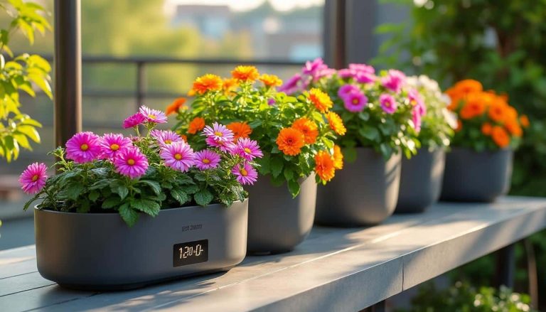 découvrez les jardinières connectées qui surveillent automatiquement les besoins en eau de vos fleurs pour un jardin toujours parfaitement entretenu.