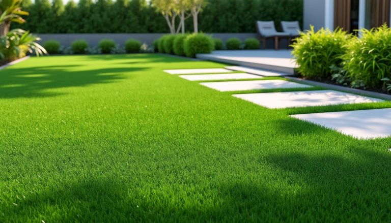 découvrez comment le gazon synthétique propose une solution écologique et sans entretien pour un jardin toujours impeccable.