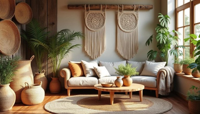 découvrez le style bohème chic qui met en avant des fibres naturelles tressées pour une décoration authentique et élégante.