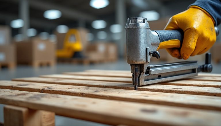 découvrez comment l'arrache-clou simplifie et accélère le démontage des palettes de transport, rendant vos opérations plus efficaces et sécurisées.