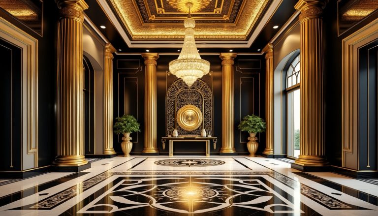 découvrez comment l'art déco sublime les métaux dorés pour créer un style à la fois luxueux et élégant, emblème d'une époque sophistiquée.