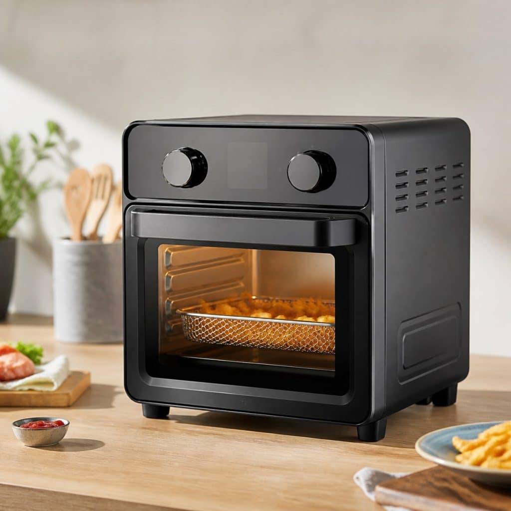 Mini four fonction air fryer présenté seul