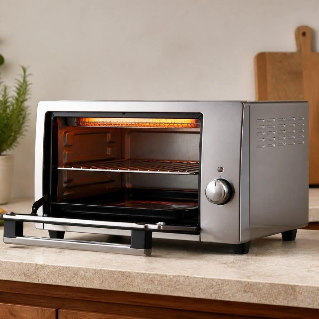 Mini four grill infrarouge présenté seul