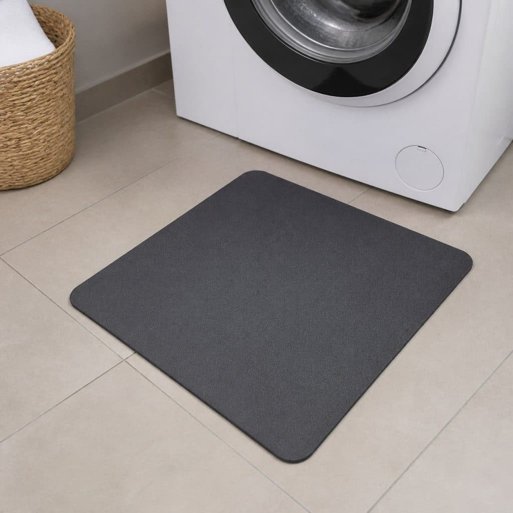 Tapis anti-vibration machine à laver présenté seul