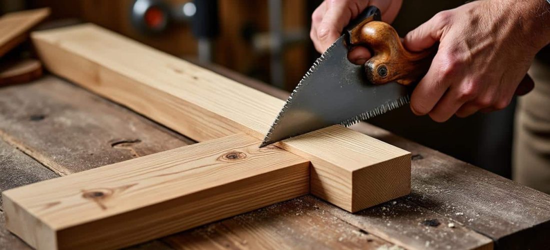 découvrez comment la boîte à onglets facilite la coupe précise des plinthes en bois massif pour des finitions impeccables dans vos projets de menuiserie.