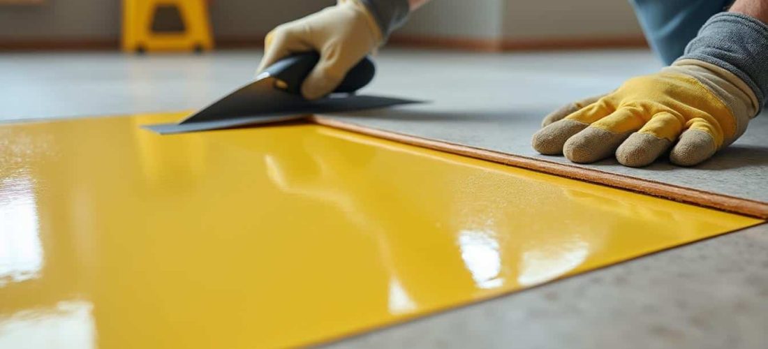 la colle néoprène garantit une adhérence optimale pour les revêtements de sol souples, assurant une fixation durable et résistante.