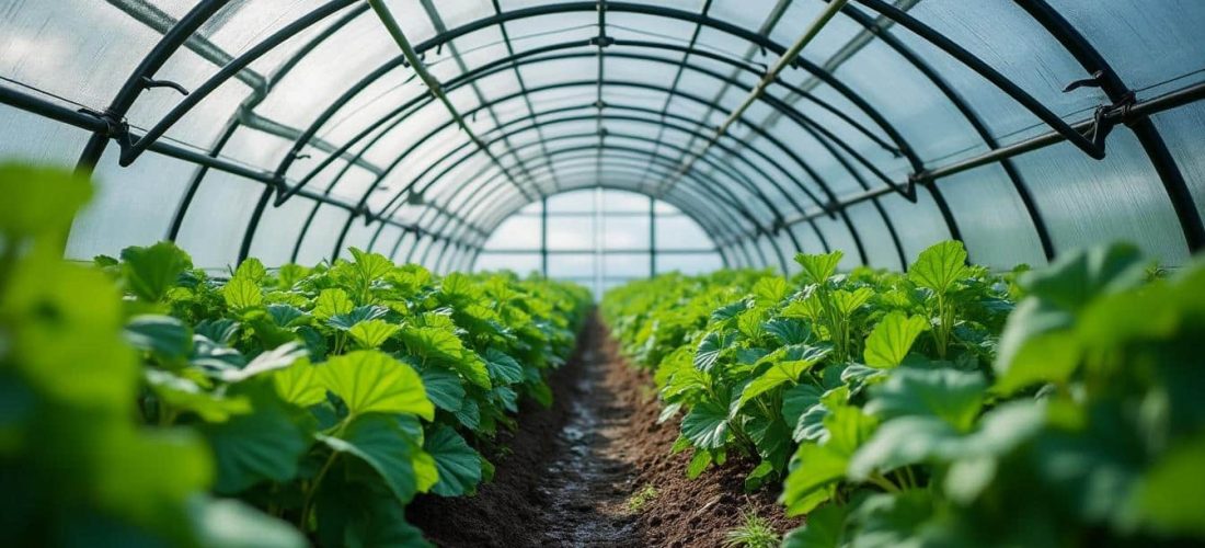 découvrez comment la serre tunnel protège efficacement vos cultures potagères des pluies acides, assurant une croissance saine et une meilleure récolte.