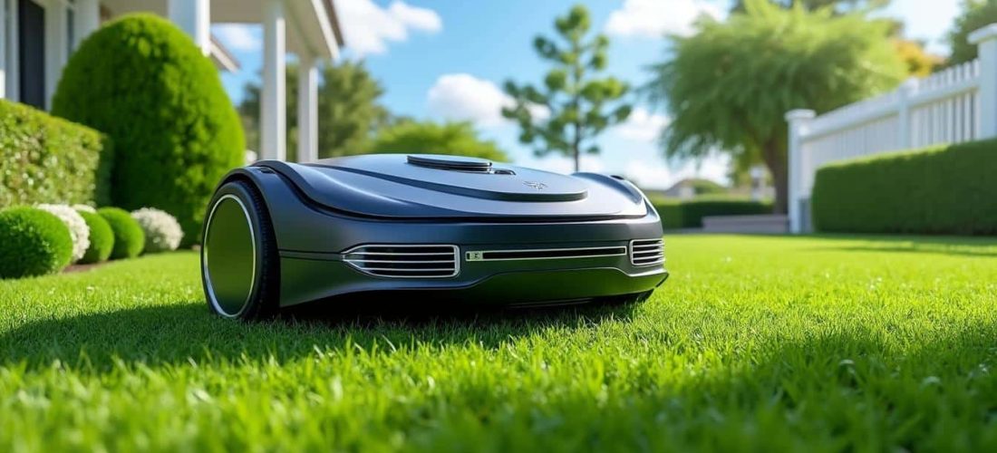 la tondeuse robot garantit un gazon parfaitement entretenu en le maintenant à une hauteur constante de façon autonome et efficace.