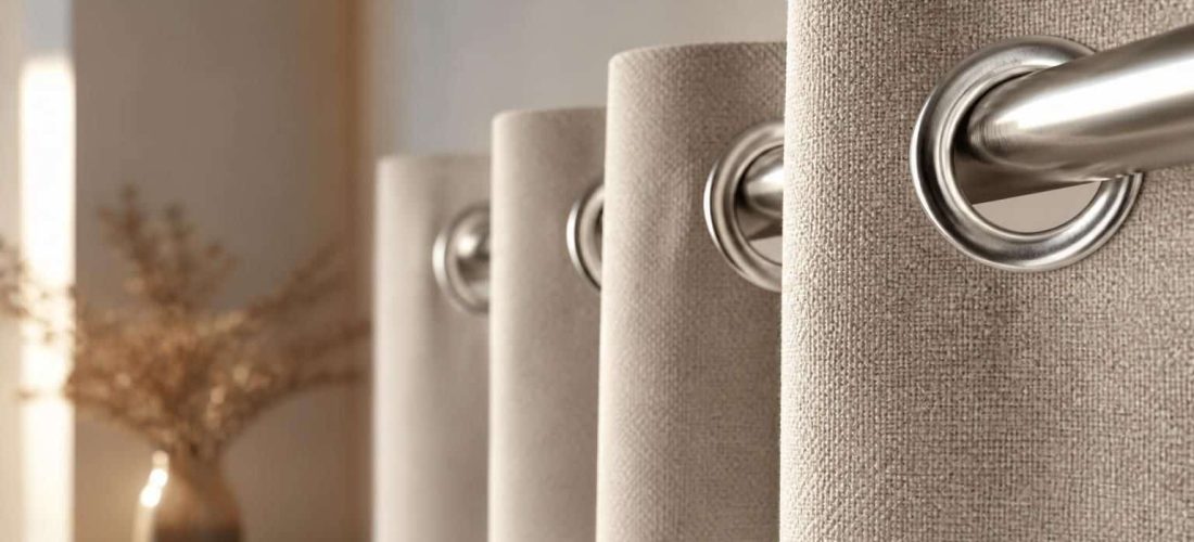 découvrez comment l'ajout d'œillets métalliques peut moderniser vos modèles de rideaux à faire soi-même, alliant style et praticité pour une décoration intérieure tendance.