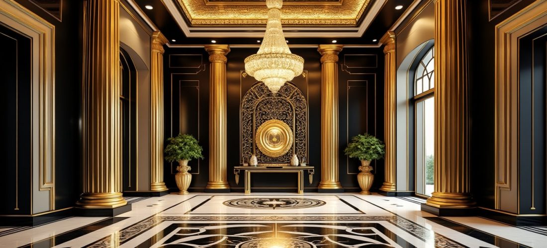 découvrez comment l'art déco sublime les métaux dorés pour créer un style à la fois luxueux et élégant, emblème d'une époque sophistiquée.