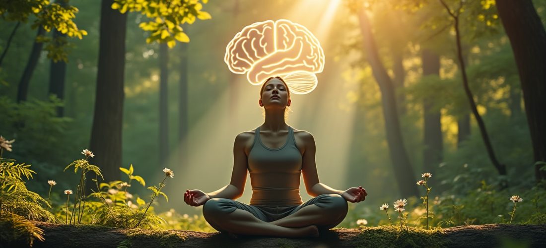 découvrez comment le bain de forêt réduit l'activité de l'amygdale cérébrale, favorisant ainsi la relaxation et la gestion du stress.