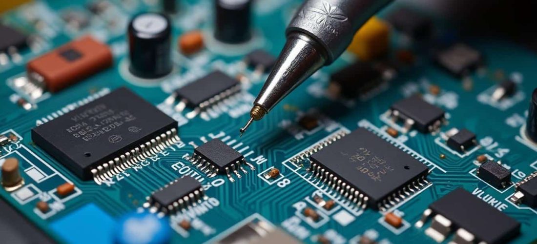 découvrez comment le fer à souder permet d'assembler avec précision les composants électroniques miniatures pour des montages fiables et durables.