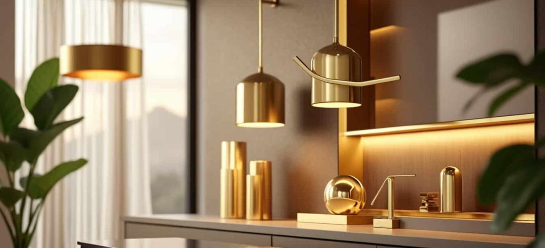découvrez comment le laiton poli sublime les luminaires modernes avec une élégance art déco, apportant chaleur et style à votre décoration intérieure.