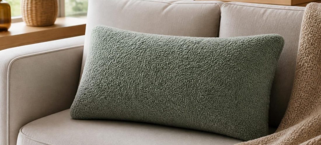 découvrez le coussin rectangulaire maison du monde, rembourré de fibres recyclées denses pour un volume optimal et un confort écologique.