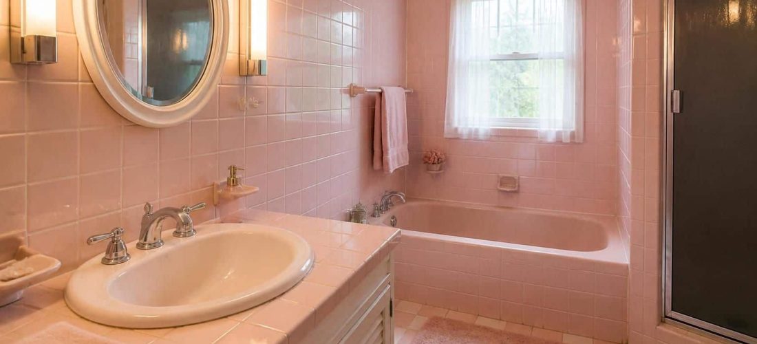 découvrez comment le retour de la faïence rose pastel fait renaître le charme unique des salles de bain des années 80, alliant nostalgie et modernité.