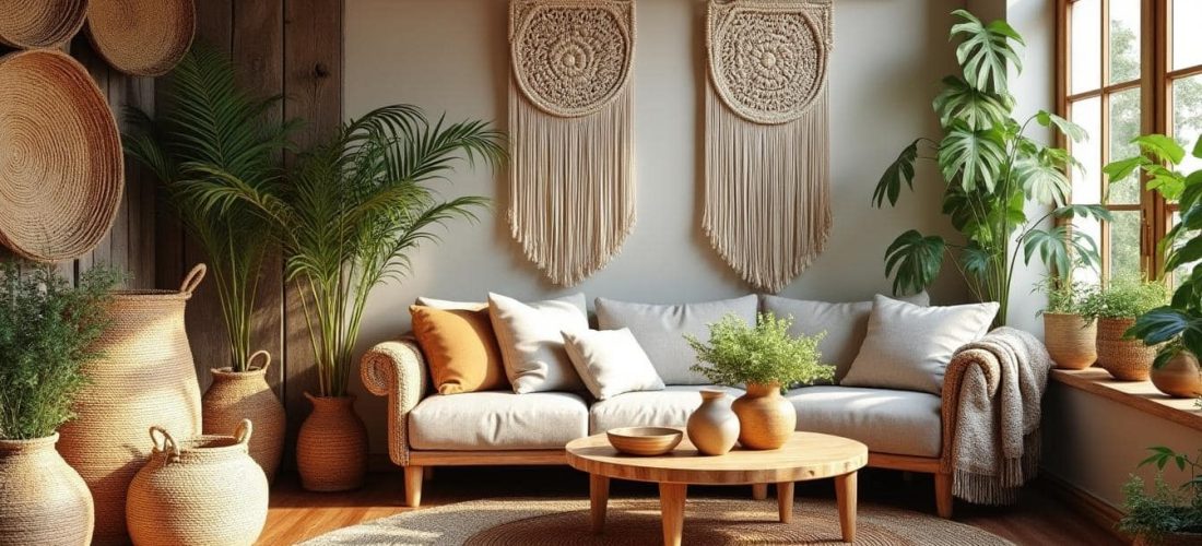 découvrez le style bohème chic qui met en avant des fibres naturelles tressées pour une décoration authentique et élégante.