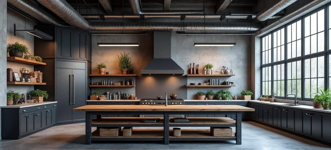 découvrez le style industriel qui met en avant l'utilisation des matériaux bruts tels que l'acier pour un design authentique et moderne.