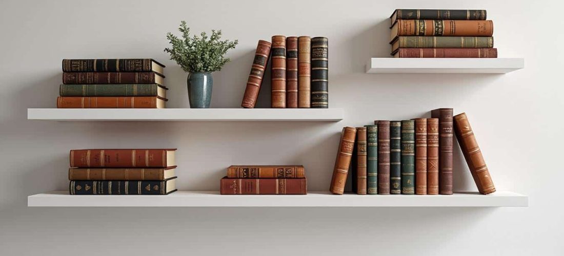 découvrez comment les étagères invisibles subliment vos livres de collection en les mettant en valeur avec élégance et discrétion.